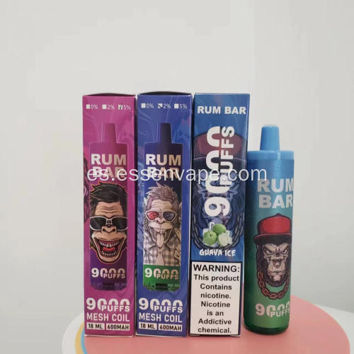 Suiza Rum Bar 9000 Puffs Vapor original